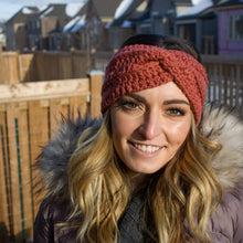 Load image into Gallery viewer, "TERRA" TWIST KNOT CROCHET HEADBAND