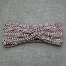 Load image into Gallery viewer, "BIRCH" TWIST KNOT CROCHET HEADBAND