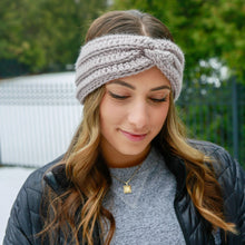 Load image into Gallery viewer, "BIRCH" TWIST KNOT CROCHET HEADBAND