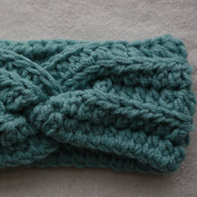 Load image into Gallery viewer, "SKYE" TWIST KNOT CROCHET HEADBAND