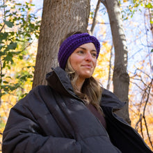 Load image into Gallery viewer, "LAVENDER" TWIST KNOT CROCHET HEADBAND