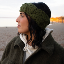 Load image into Gallery viewer, "OLIVE" BRAIDED CROCHET HEADBAND