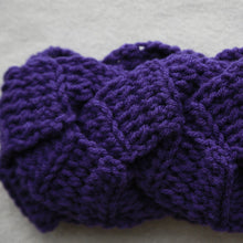 Load image into Gallery viewer, "LAVENDER" BRAIDED CROCHET HEADBAND