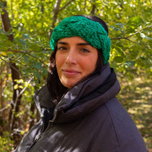Load image into Gallery viewer, "EMERALD" BRAIDED CROCHET HEADBAND