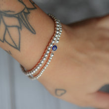 Load image into Gallery viewer, 3MM EVIL EYE BRACELET
