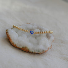 Load image into Gallery viewer, 14K GOLD EVIL EYE BRACELET
