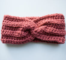 Load image into Gallery viewer, &quot;TERRA&quot; TWIST KNOT CROCHET HEADBAND
