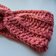 Load image into Gallery viewer, &quot;TERRA&quot; TWIST KNOT CROCHET HEADBAND
