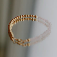 Load image into Gallery viewer, &quot;PHOEBE&quot; ROSE QUARTZ BRACELET
