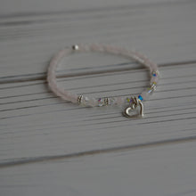 Load image into Gallery viewer, &quot;CHERI&quot; ROSE QUARTZ BRACELET
