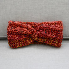 Load image into Gallery viewer, &quot;AUTUMN&quot; TWIST KNOT CROCHET HEADBAND
