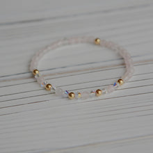 Load image into Gallery viewer, &quot;ADORE&quot; ROSE QUARTZ BRACELET
