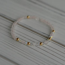 Load image into Gallery viewer, &quot;ADORE&quot; ROSE QUARTZ BRACELET
