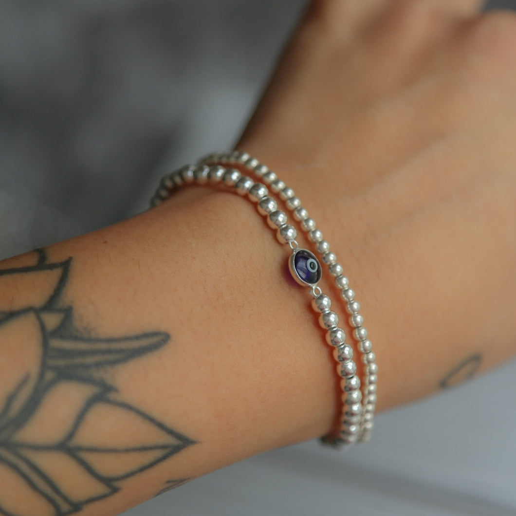 4MM EVIL EYE BRACELET