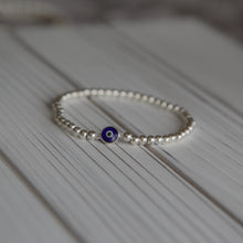 Load image into Gallery viewer, 4MM EVIL EYE BRACELET
