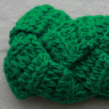 Load image into Gallery viewer, &quot;EMERALD&quot; BRAIDED CROCHET HEADBAND
