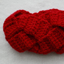 Load image into Gallery viewer, &quot;CARMENÈRE&quot; BRAIDED CROCHET HEADBAND
