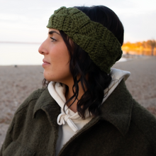 Load image into Gallery viewer, &quot;OLIVE&quot; BRAIDED CROCHET HEADBAND
