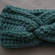 Load image into Gallery viewer, &quot;SKYE&quot; TWIST KNOT CROCHET HEADBAND
