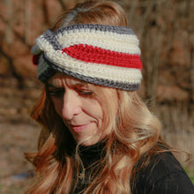 Load image into Gallery viewer, &quot;FLEECE&quot; TWIST KNOT CROCHET HEADBAND
